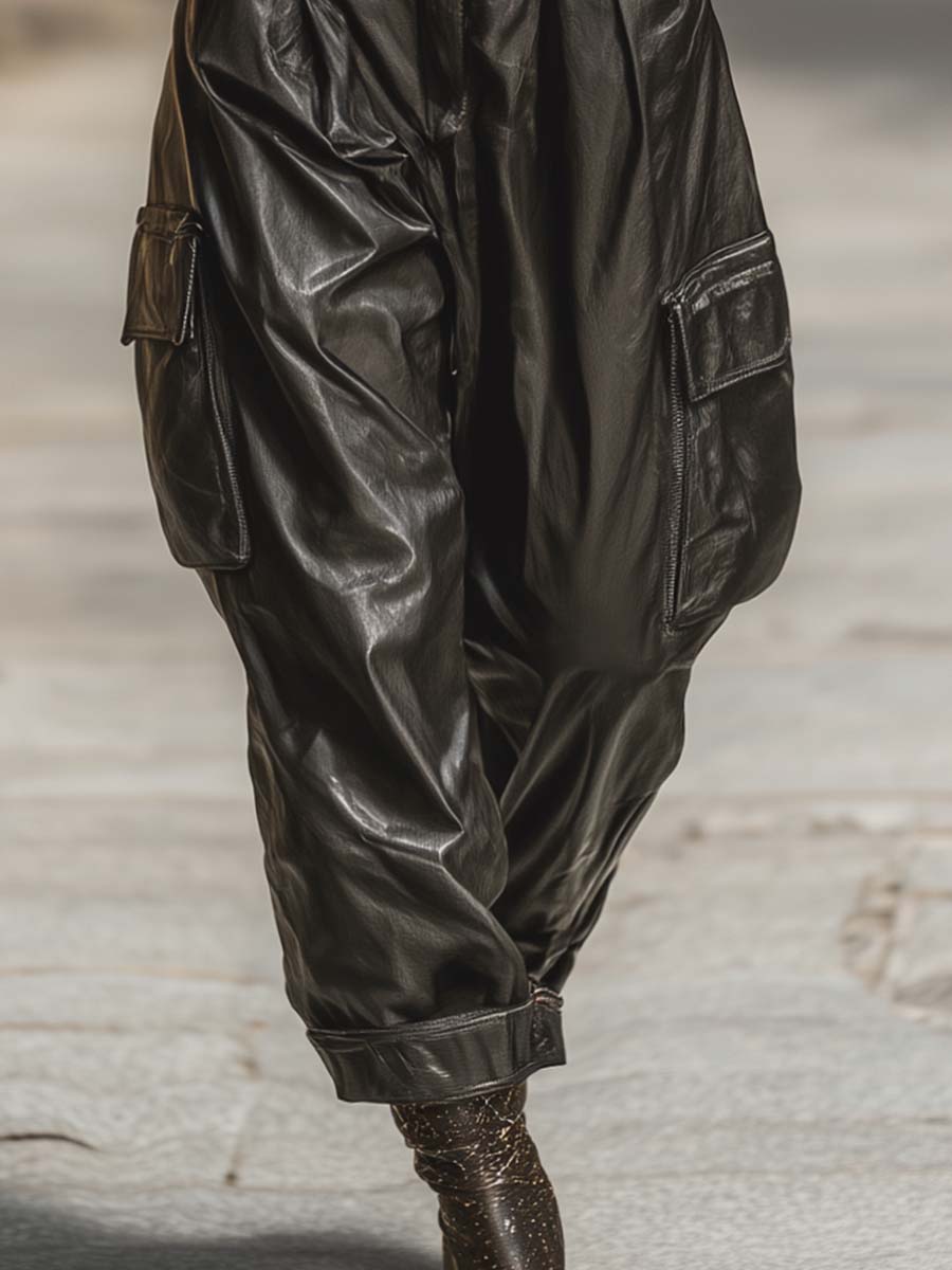 Oakly Fashion™ | Black Leather Pants