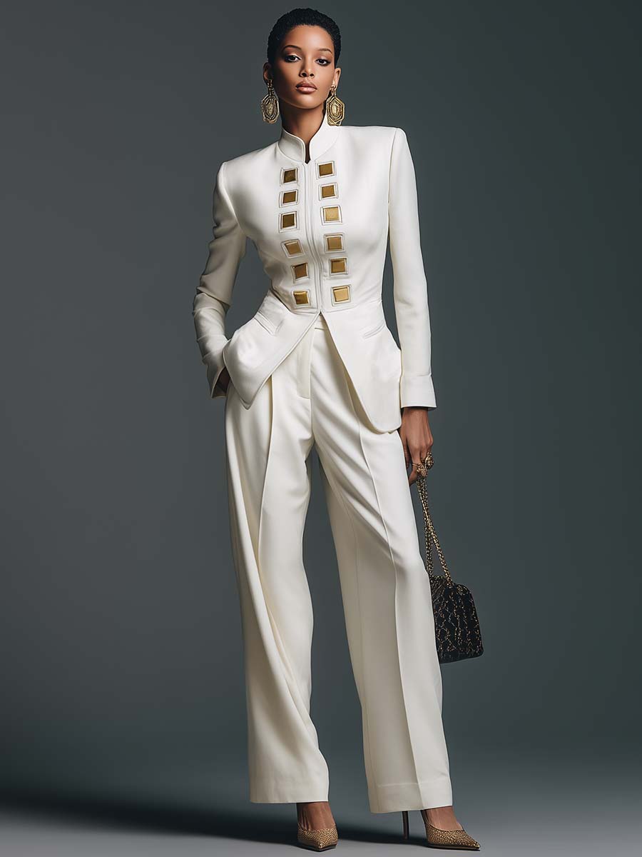 Oakly Fashion™ | Stand-up Collar Blazer